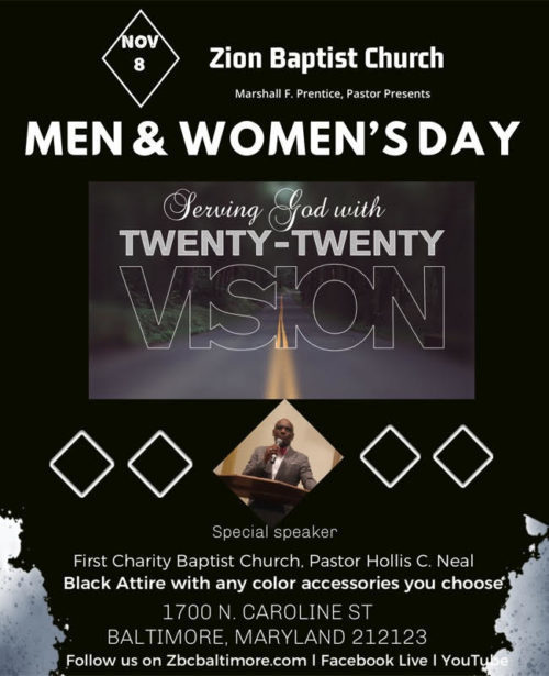 Zion Baptist Church – Call Us 410-837-4181
